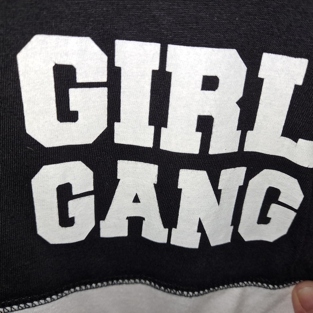 Women's long sleeve shirt girl gang size xl rue 21